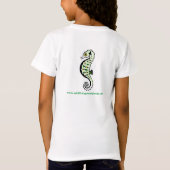 Niedliches SEEPFERD - Tiergrafik - Meeresfauna T-Shirt (Rückseite)