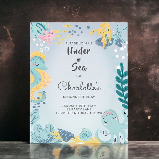 NIEDLICHES Seepferd "Unter dem Meer"