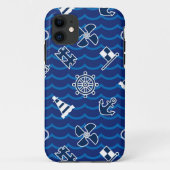Niedliches Seewellen-Muster Case-Mate iPhone Hülle (Rückseite)