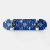 Niedliches Seewellen-Muster Skateboard (Horizontal)