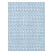 Niedliches Segelboot-Muster 1 2 Tischdecke (Vorderseite)