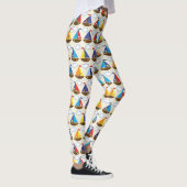 Niedliches Segelboot-Muster 2 Leggings (Rechts)