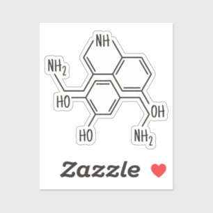 Niedliches Serotonin Aufkleber
