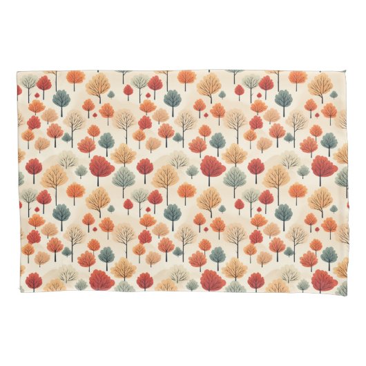 Niedliches Set für Herbstwald Kissenbezug (Vorderseite-Links)