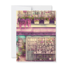 Niedliches Shabby Chic Coffee Shop Grafik