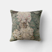 Niedliches Shabby Chic Marie Antoinette Maus Kinde Kissen (Rückseite)