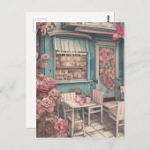 Niedliches Shabby Chic Postkarte (Vorne/Hinten)