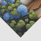 Niedliches Shetland Sheepdog Animal Decoupage Seidenpapier (Detail)