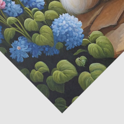 Niedliches Shetland Sheepdog Animal Decoupage Seidenpapier (Detail)