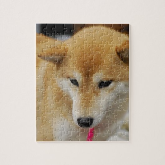 Niedliches Shiba Inu Puzzle (Vertikal)