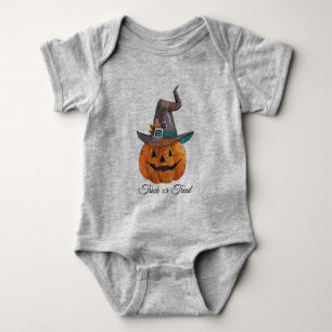 Niedliches Shirt der Halloween-Kürbis-Hexe-