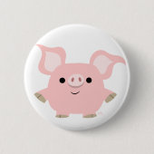 Niedliches Shorty-Cartoon-Pig-Button-Abzeichen Button (Vorderseite)