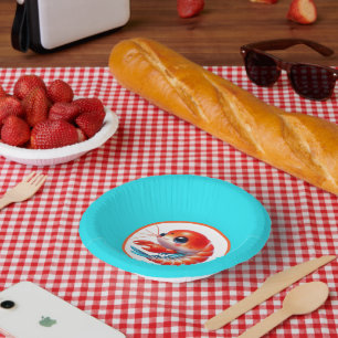 Niedliches Shrimp-Party Pappteller