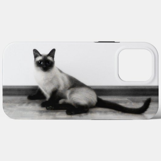 NIEDLICHES Siamesisches Katapult Case-Mate iPhone Hülle (Rückseite (Horizontal))