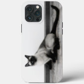 NIEDLICHES Siamesisches Katapult Case-Mate iPhone Hülle (Rückseite)