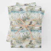 niedliches Siegel am Strand Party Geschenkpapier Set (Beispiel)