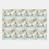 niedliches Siegel am Strand Party Geschenkpapier Set (Vorderseite)