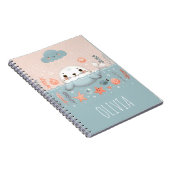 Niedliches Siegel auf See Notizblock (Rechte Seite)