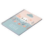 Niedliches Siegel auf See Notizblock (Linke Seite)