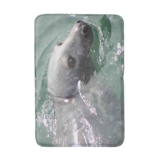 Niedliches Siegel Bath Mat Badematte (Vorderseite Vertikal)