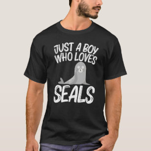 Niedliches Siegel für Jungen Kids Sea Lion Zotier T-Shirt