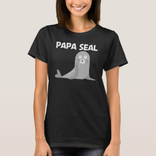 Niedliches Siegel für Männer Vater Boys Sea Lion Z T-Shirt