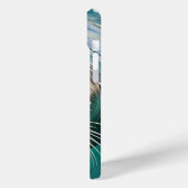 Niedliches Siegel mit Kopf aus dem Wasser Case-Mate iPhone Hülle (Rückseite / Links)