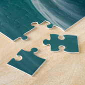 Niedliches Siegel mit Kopf aus dem Wasser Puzzle (Seite)