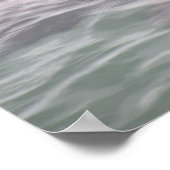 Niedliches Siegel Schwimmen auf dem Fischmarkt Pos Poster (Ecke)