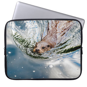 NIEDLICHES SIEGEL SCHWIMMEN LAPTOPSCHUTZHÜLLE