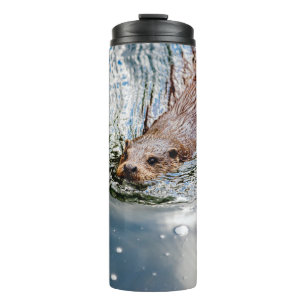 NIEDLICHES SIEGEL SCHWIMMEN THERMOSBECHER