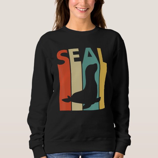 Niedliches Siegel Sweatshirt (Vorderseite)