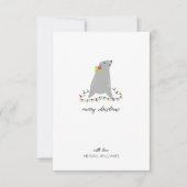 Niedliches Siegel Weihnachten (Vorderseite)