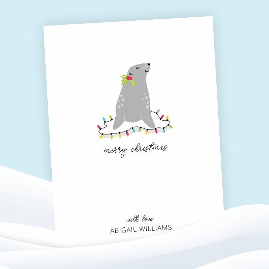 Niedliches Siegel Weihnachten