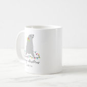 Niedliches Siegel Weihnachten Kaffeetasse (Vorderseite Links)