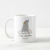 Niedliches Siegel Weihnachten Kaffeetasse (Links)