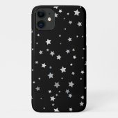 Niedliches Silber-Sternmuster | Jegliche Hintergru Case-Mate iPhone Hülle (Rückseite)