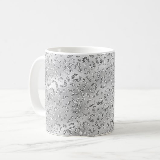 Niedliches Silberschmiedekunstmuster Kaffeetasse (Vorderseite Links)