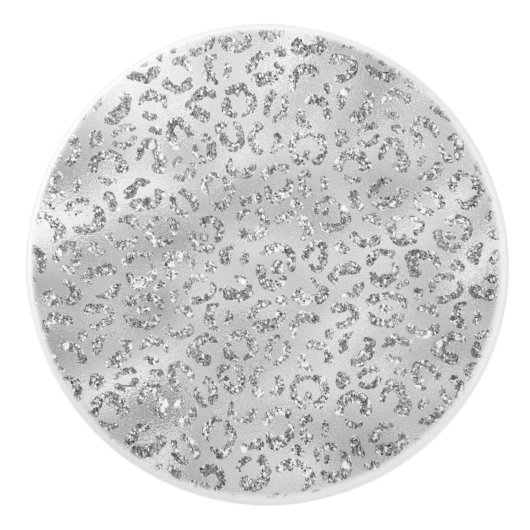 Niedliches Silberschmiedekunstmuster Keramikknauf (Vorderseite)