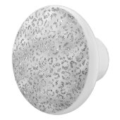 Niedliches Silberschmiedekunstmuster Keramikknauf (Rechts)