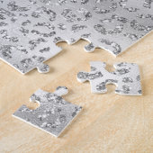 Niedliches Silberschmiedekunstmuster Puzzle (Seite)
