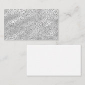 Niedliches Silberschmiedekunstmuster Visitenkarte (Vorne/Hinten)