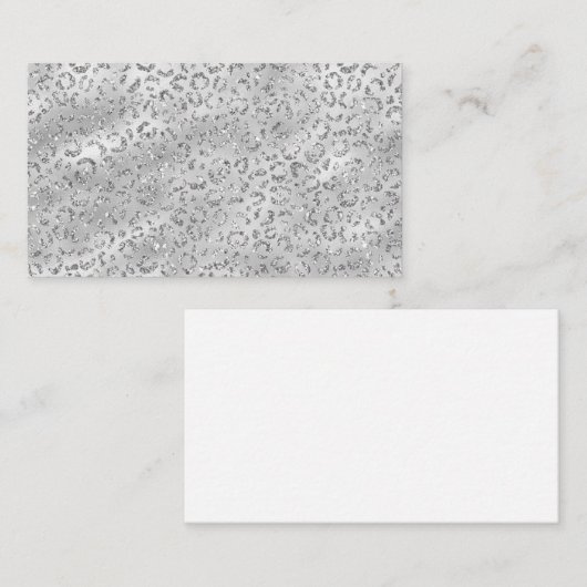 Niedliches Silberschmiedekunstmuster Visitenkarte (Vorne/Hinten)