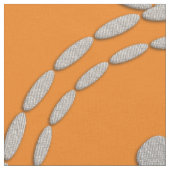 Niedliches Silver Blume Muster Stoff (Nahaufnahme)