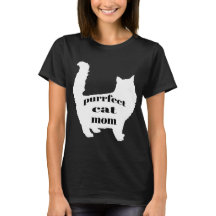 Niedliches SImple Fun Modernes Cat Mama Shirt
