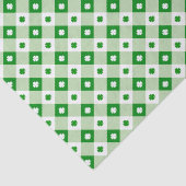 Niedliches Simple St Patrick's Lucky Clover Green  Seidenpapier (Detail)