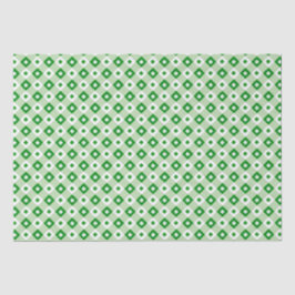 Niedliches Simple St Patrick's Lucky Clover Green  Seidenpapier