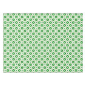 Niedliches Simple St Patrick's Lucky Clover Green  Tischdecke (Vorderseite (Horizontal))