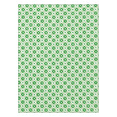Niedliches Simple St Patrick's Lucky Clover Green  Tischdecke (Vorderseite)