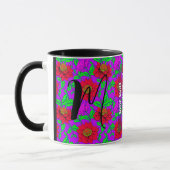Niedliches Sisterangebot und florale Monogramm | S Tasse (Links)